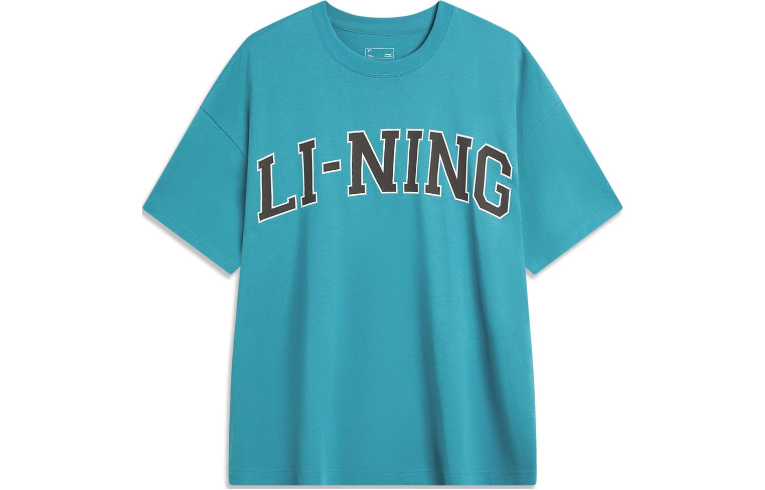 

Футболка унисекс LiNing Sports Fashion Collection в цвете рифовый циан
