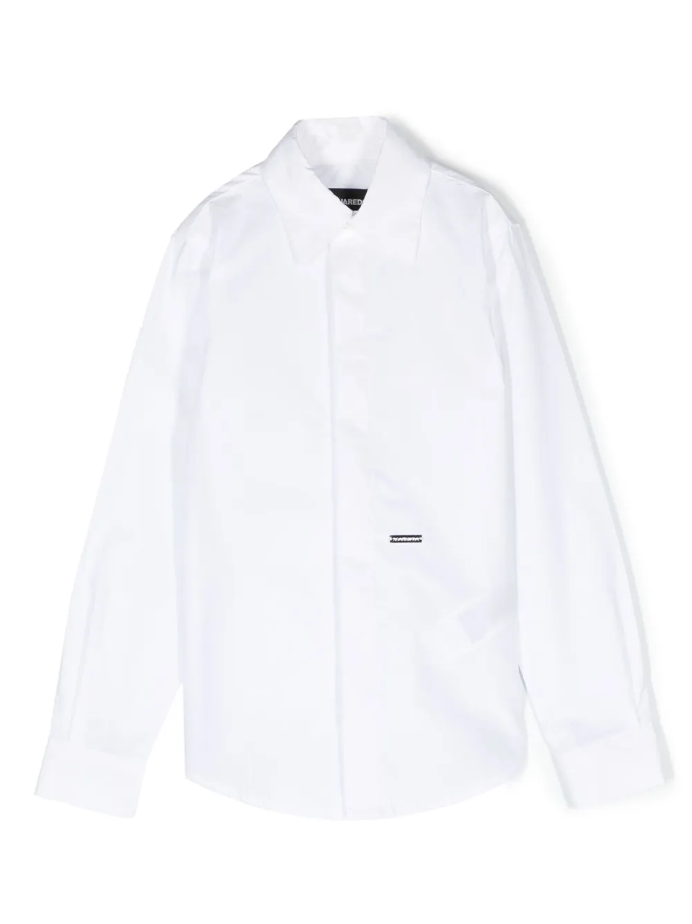 

Однотонная рубашка DSQUARED2 KIDS, белый