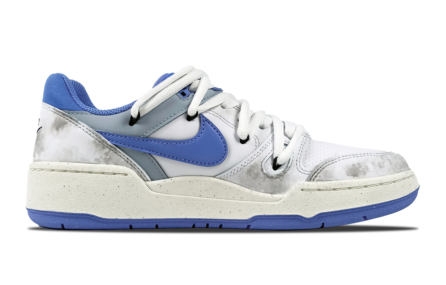

Кроссовки Nike Full Force Skateboarding Shoes Men Low-top Blue/white, синий