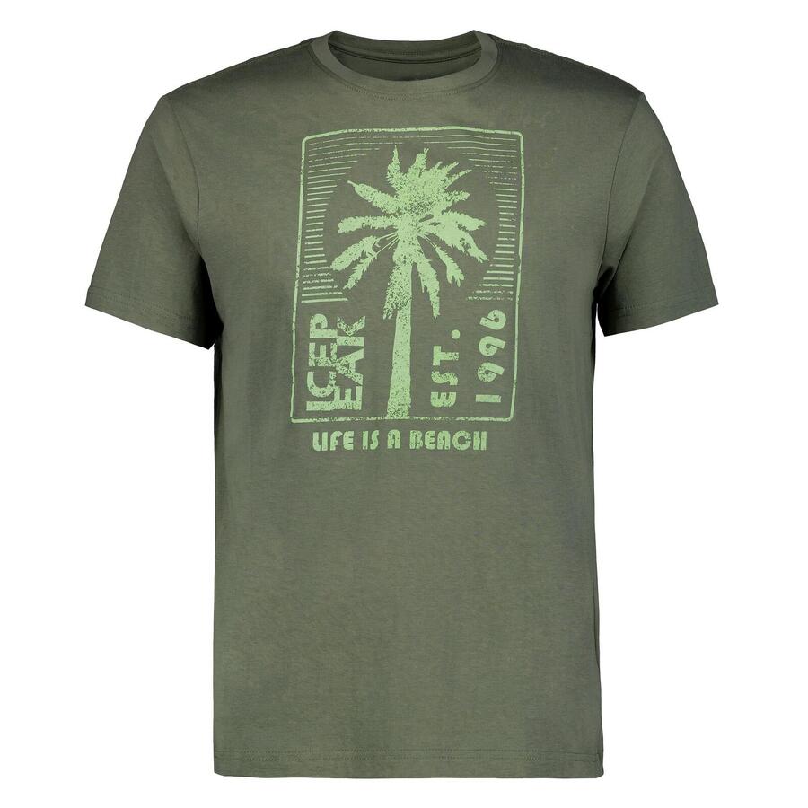 

ICEPEAK Футболка с приятным мягким принтом из органического хлопка для мужчин - Mankato