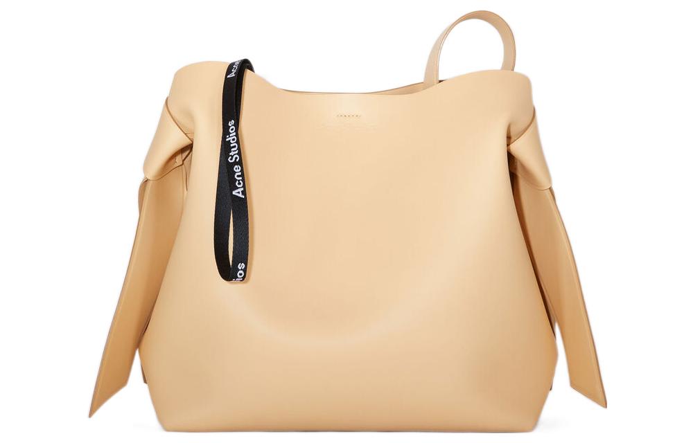 

Сумка через плечо из телячьей кожи бежево-желтого цвета Acne Studios