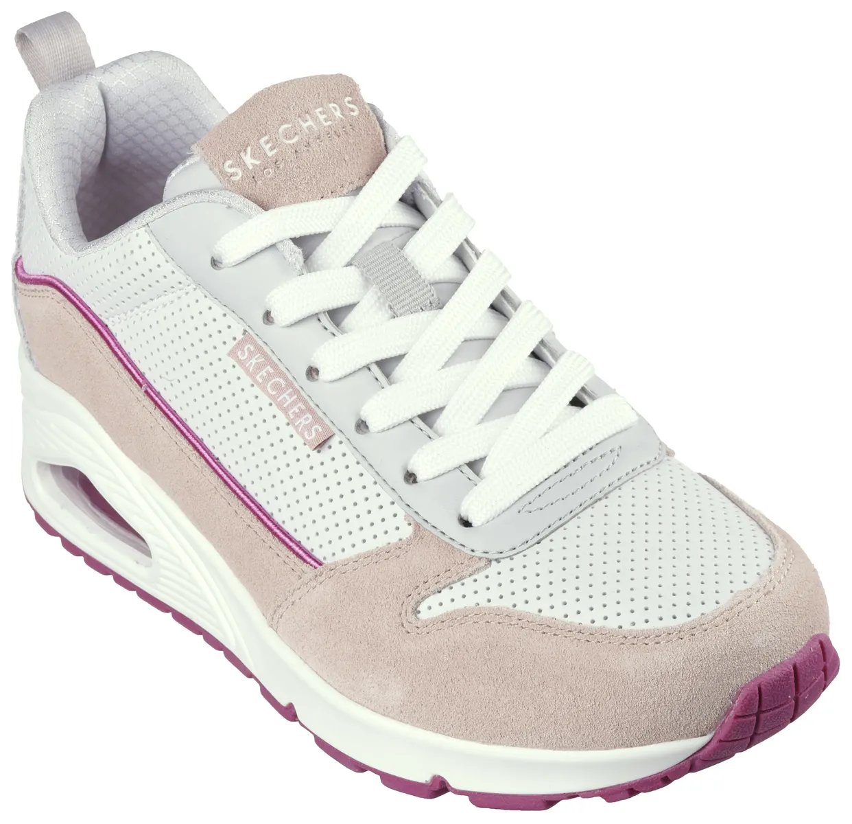 

Кроссовки Skechers "UNO-TWO MUCH FUN", с пеной с эффектом памяти с воздушным охлаждением, повседневная обувь, полуботинки, туфли на шнуровке, белый