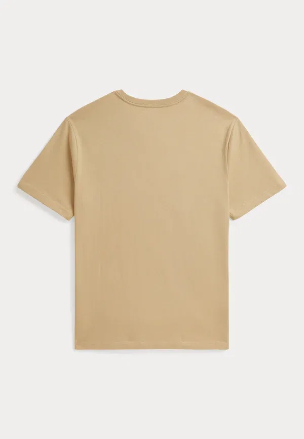 Футболка Polo Ralph Lauren, модель Polo bear cotton jersey tee 7 14y print t-shirt, цвет кремовый — фото 2