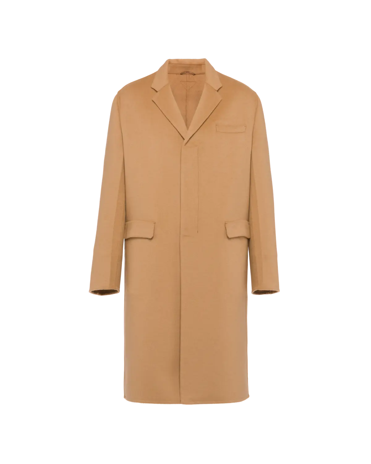 

Пальто из двойного кашемира Prada, верблюжий коричневый