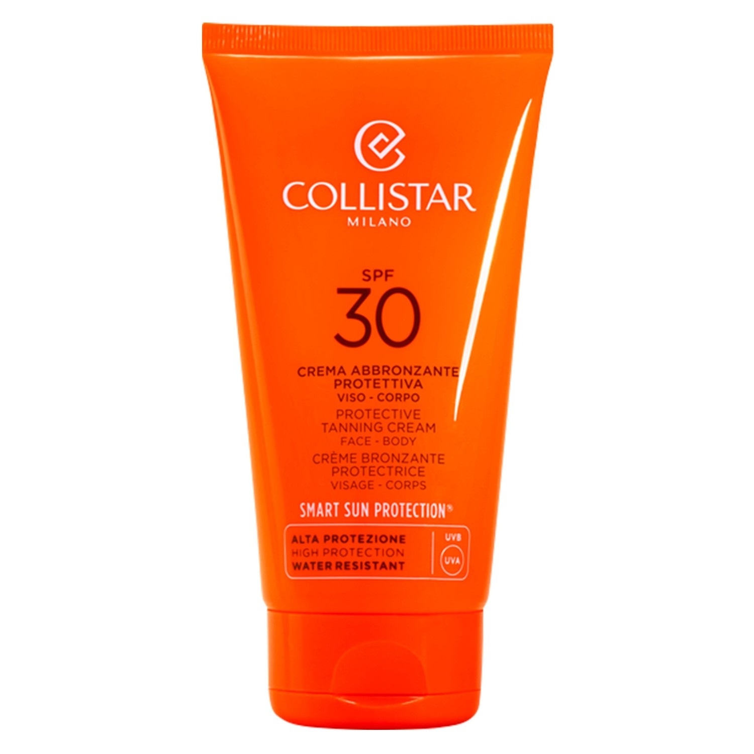 

Солнцезащитный крем sun care ultra protection tanning cream Collistar, объем 150 мл