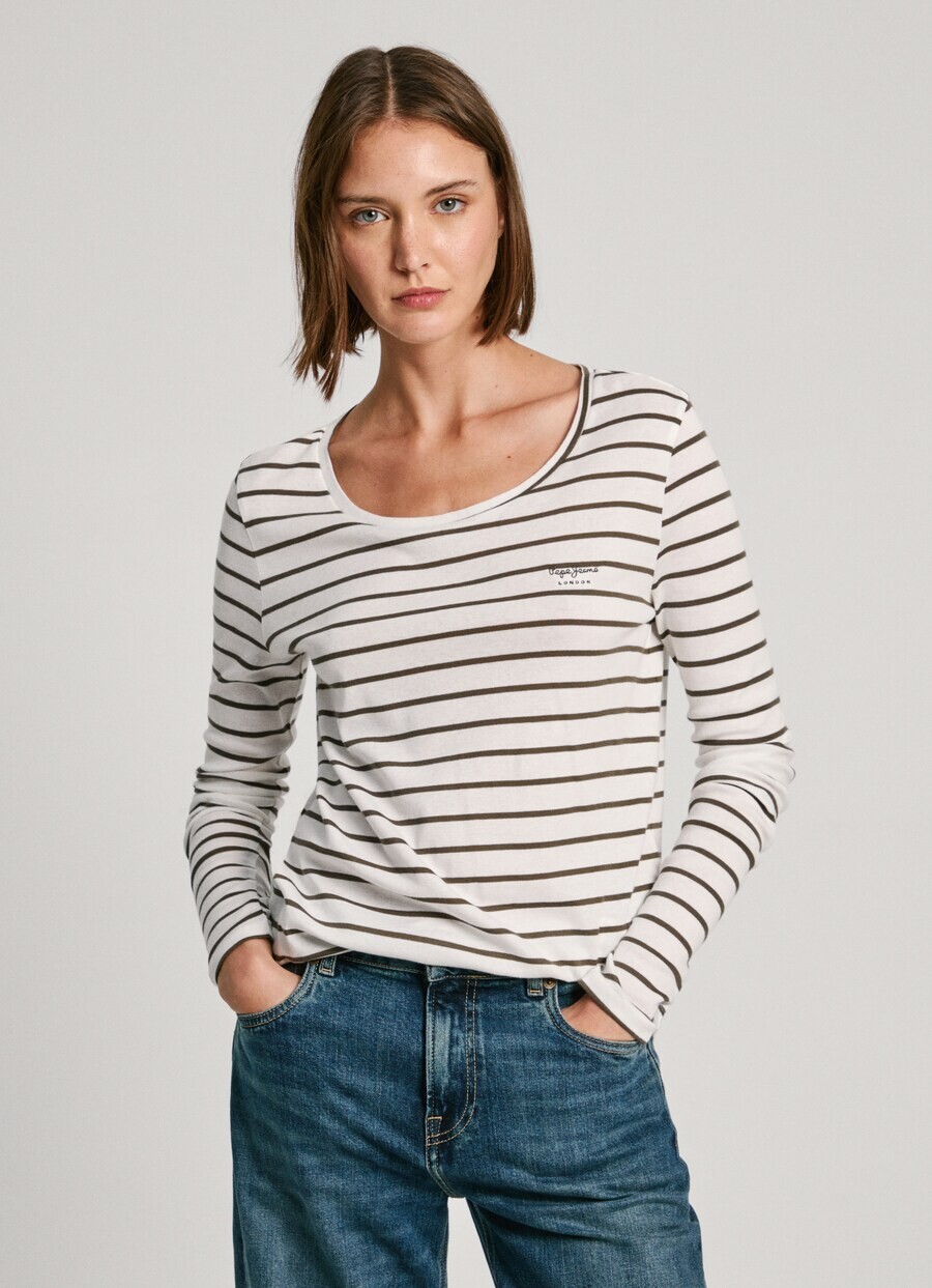 

Лонгслив Pepe Jeans Shirt, белый