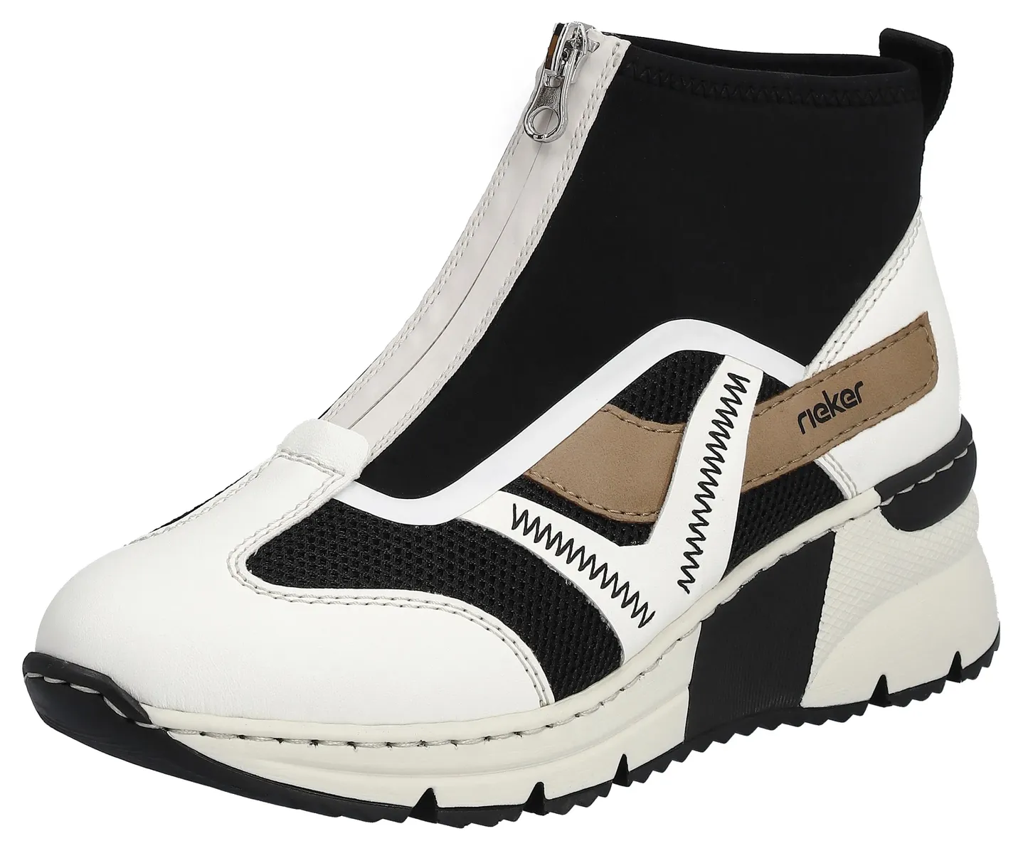 Ботинки женские Rieker на молнии, черный