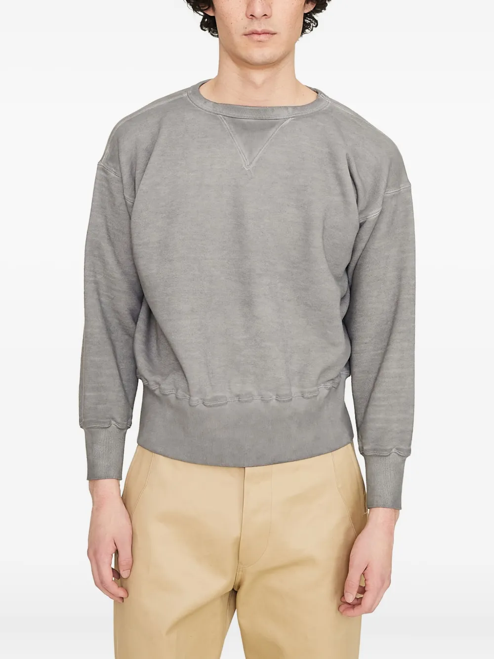 

Cвитшот с окраской готового изделия TAIGA TAKAHASHI, серый