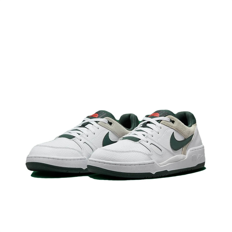 Низкие кроссовки Full Force для детей Nike, белый/зеленый — фото 3