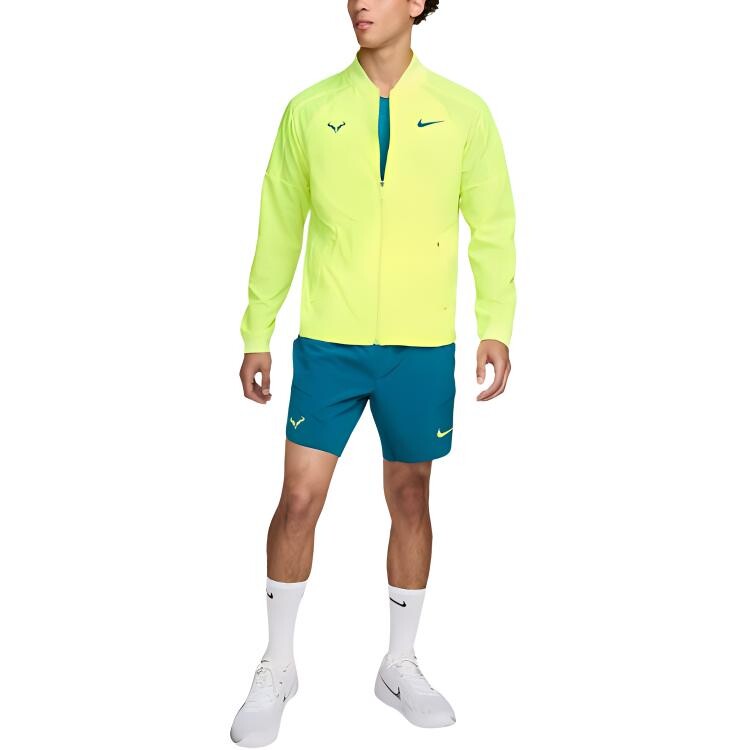 Куртка Dri-FIT Rafa мужская неоново-желтая Nike, желтый — фото 3