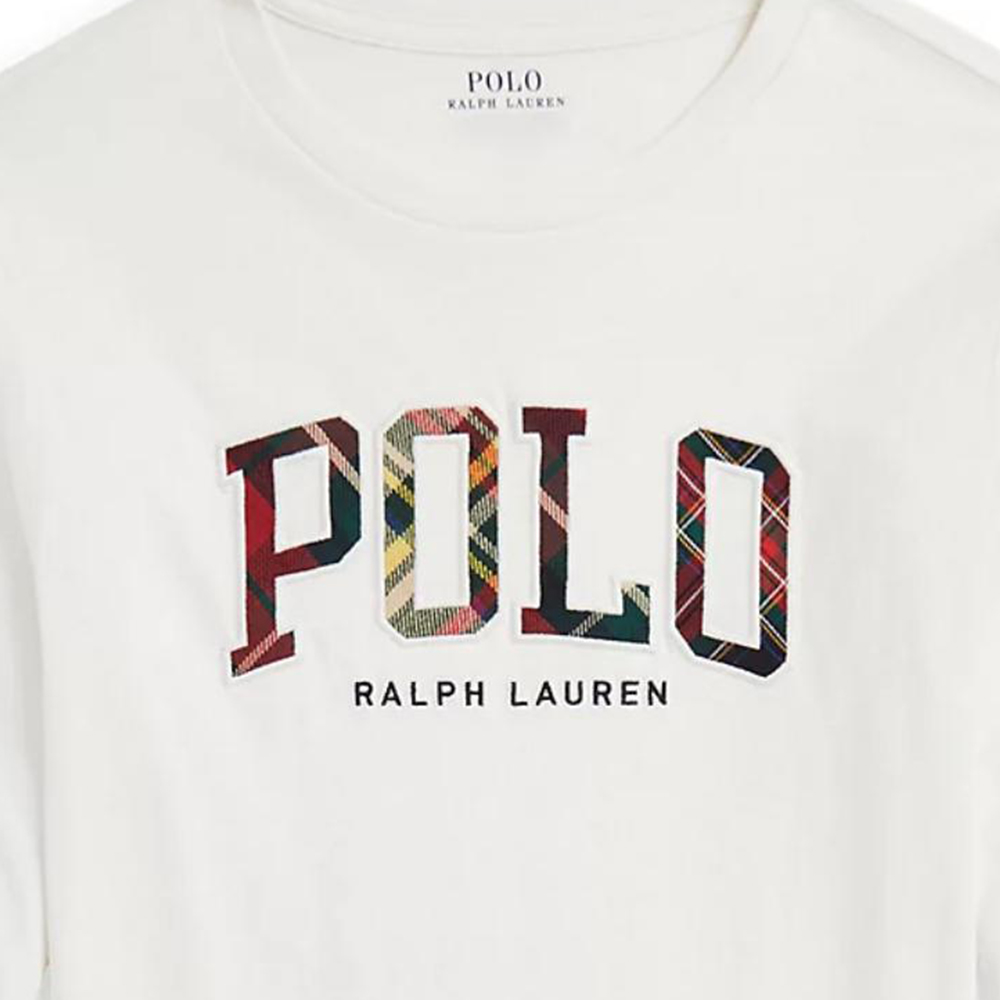 Polo Ralph Lauren Футболка FW24 белая детская — фото 4