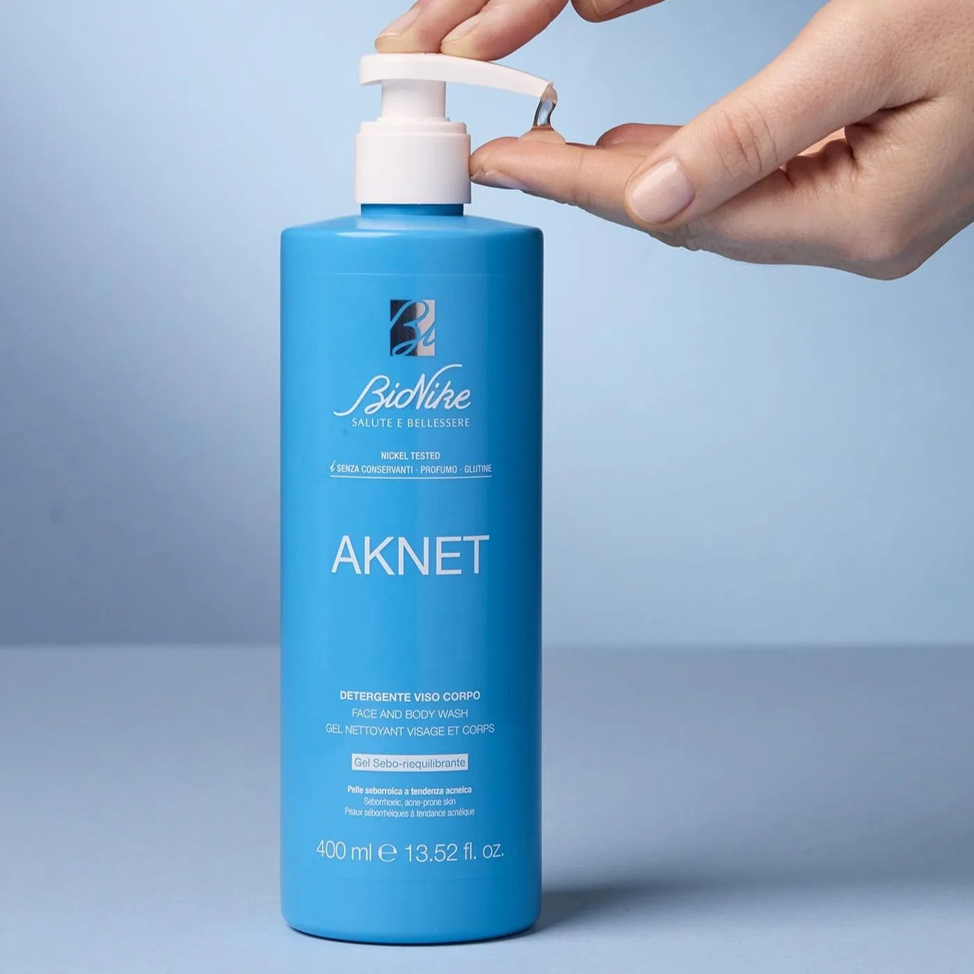 Гель для умывания Bionike — Aknet для лица и тела, 400 мл — фото 2