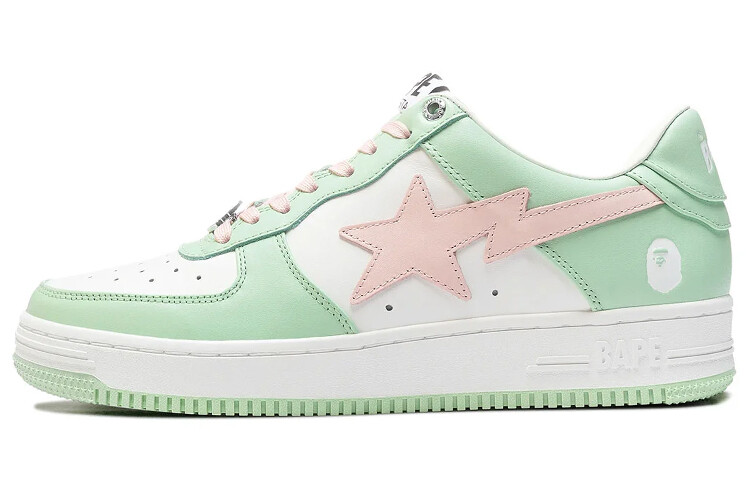 BAPE Bape Sta Пастельно-зеленый A Bathing Ape