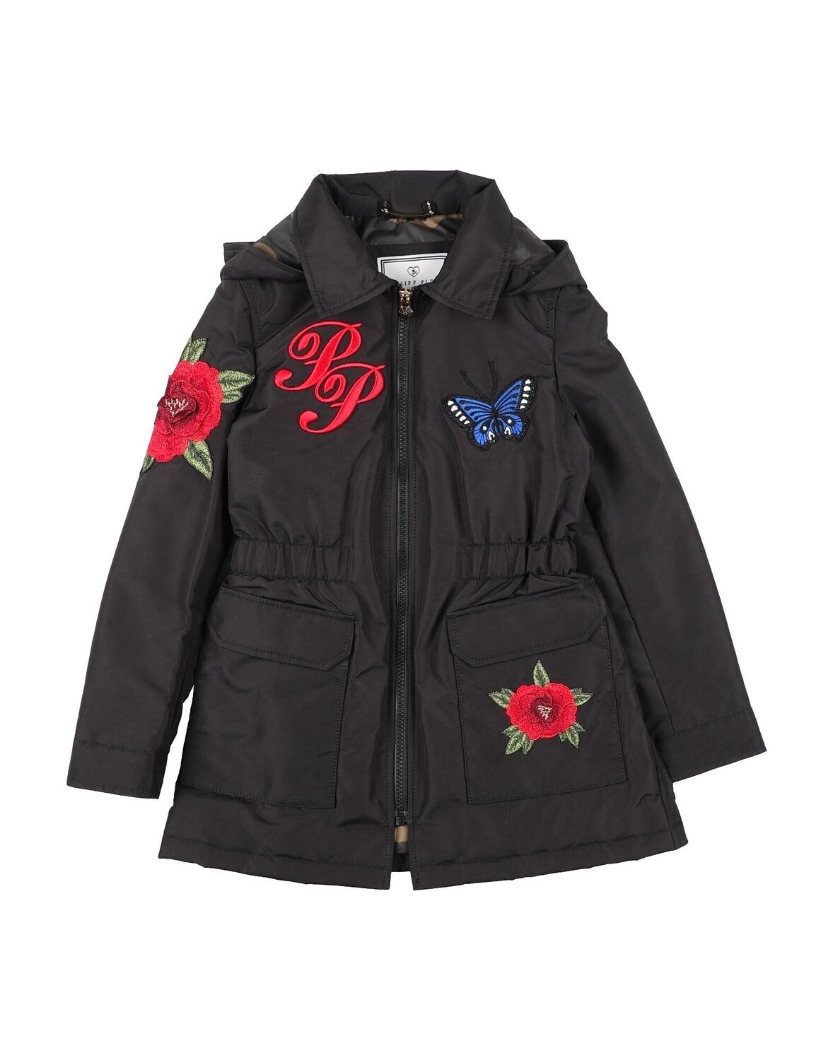 

Тренч Philipp Plein, черный