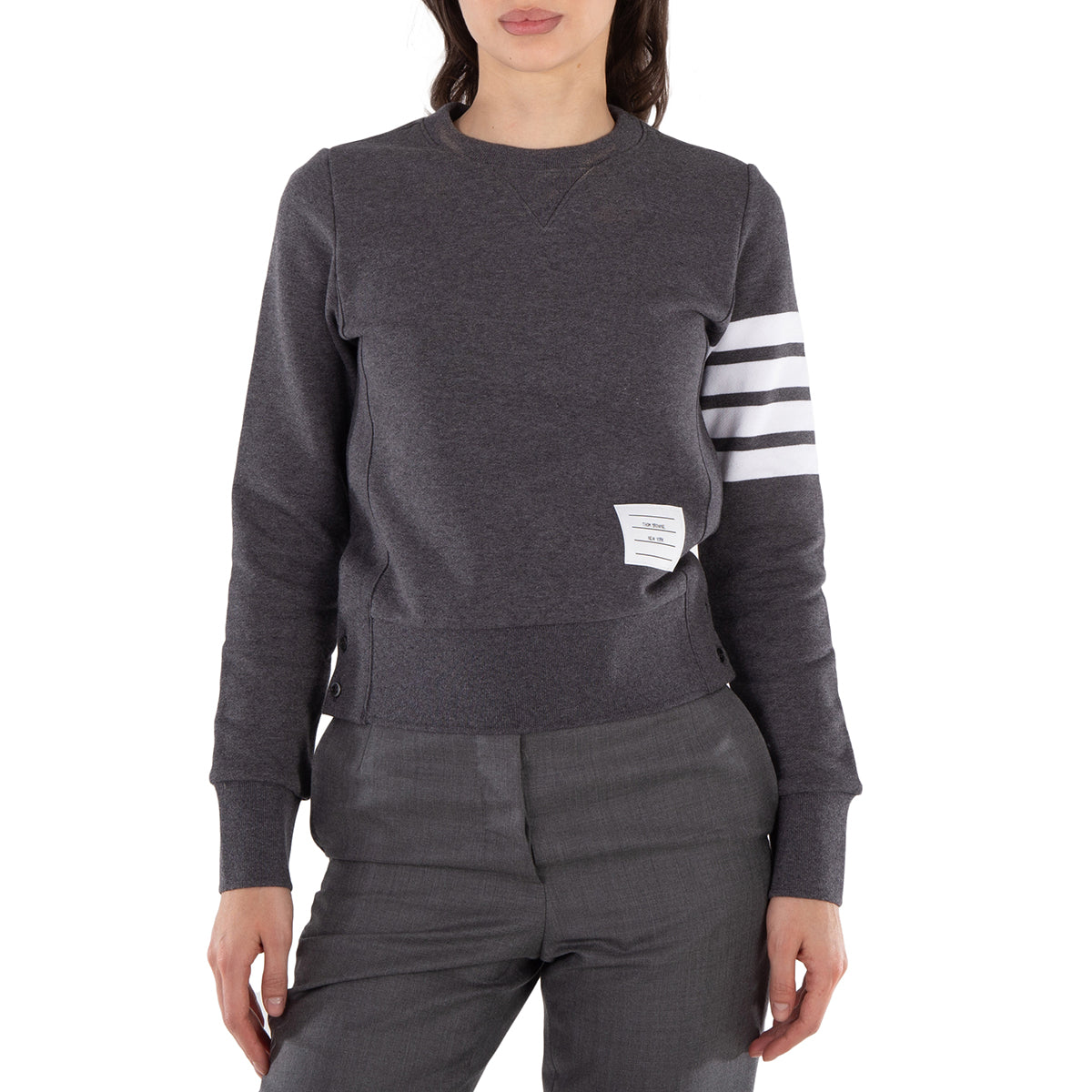 

Толстовка Thom Browne Four-Bar Stripe Cotton