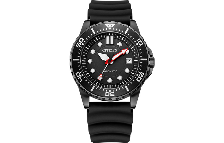 

CITIZEN Часы Mechanical Movement Rubber Strap Japanese / Korean Watch Men's Watch Black Dial