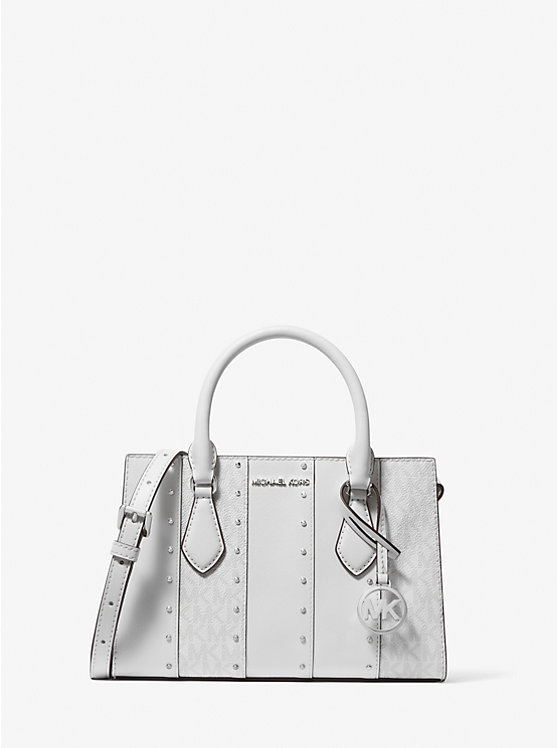 

Маленькая сумка-саквояж Sheila с заклепками и фирменным логотипом Michael Kors, мультиколор