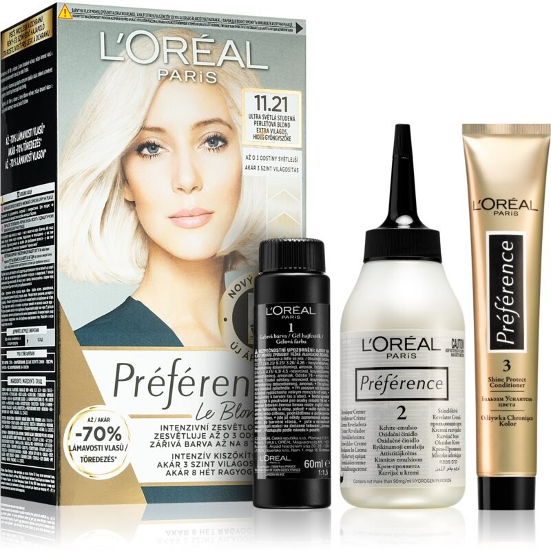 

Краска для волос для женщин Préférence Le BlondingБренд L'Oréal Paris Inna Marka, Краска для волос для женщин Préférence Le Blonding<br>Бренд L'Oréal Paris Inna Marka