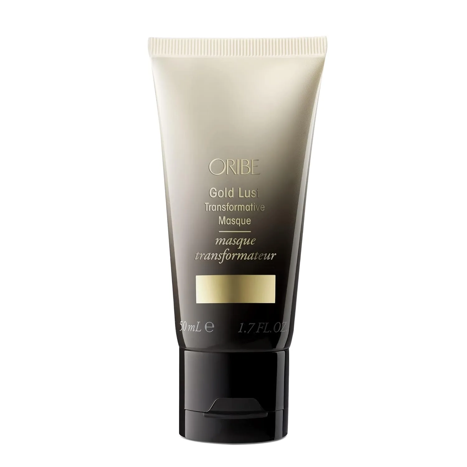 Oribe Gold Lust Transformative Hair Mask - восстанавливающая маска для сухих и поврежденных волос, укрепляет и ремонтирует повреждения, смягчает, разглаживает и придает блеск, Travel Size, 50 мл