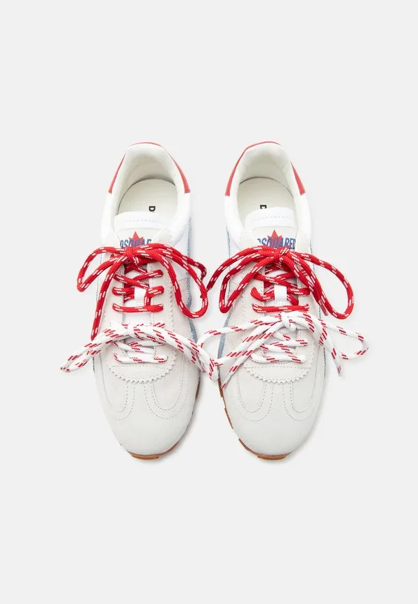 Тренеры Dsquared2, Bianco/Denim/Rosso — фото 4