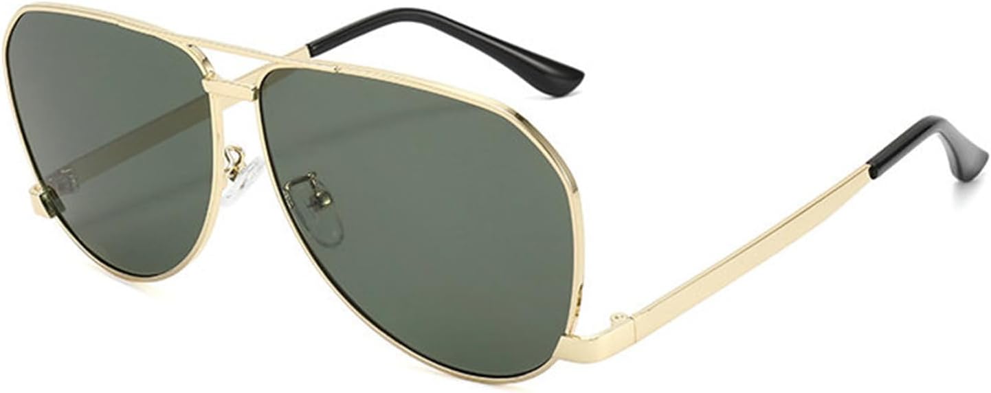 

Willochra Винтажные роскошные дизайнерские солнцезащитные очки-пилот большого размера для женщин и мужчин, модные очки в крупной оправе, популярные панк-солнцезащитные очки, C3