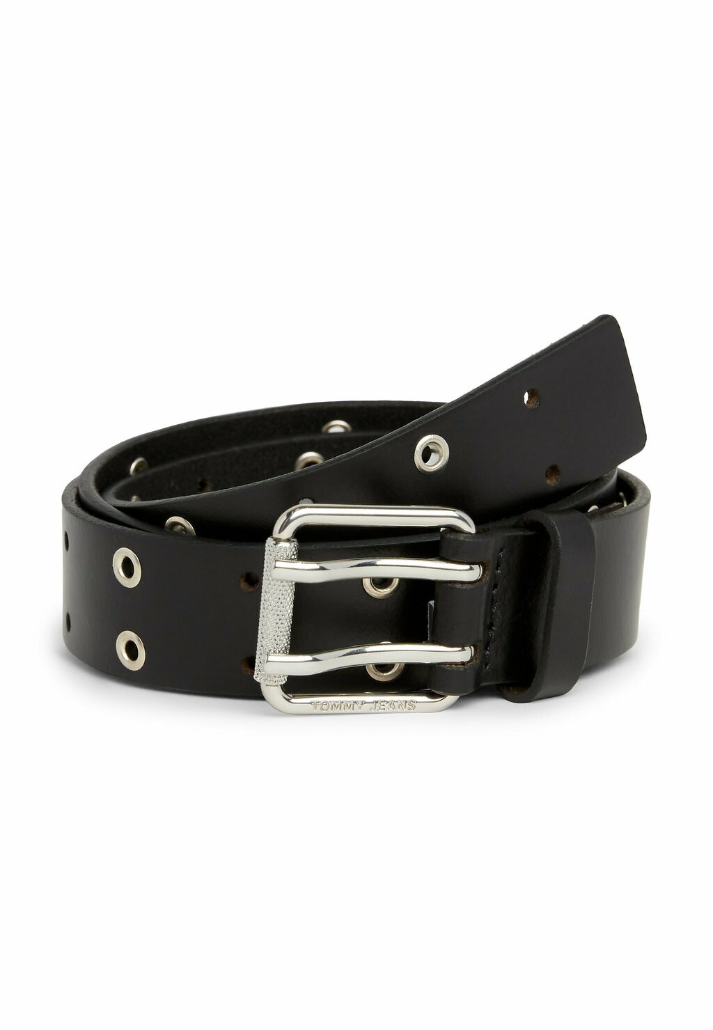 

Ремень Double Eyelet Tommy Jeans, черный