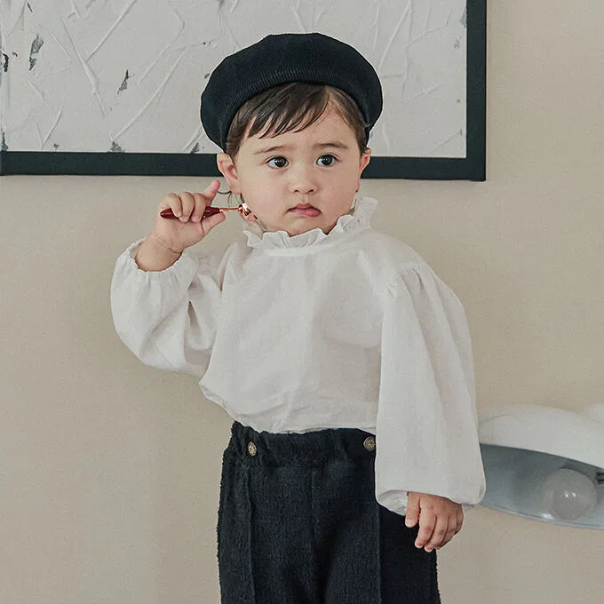 Детская блузка Prima белого цвета от Littletini
