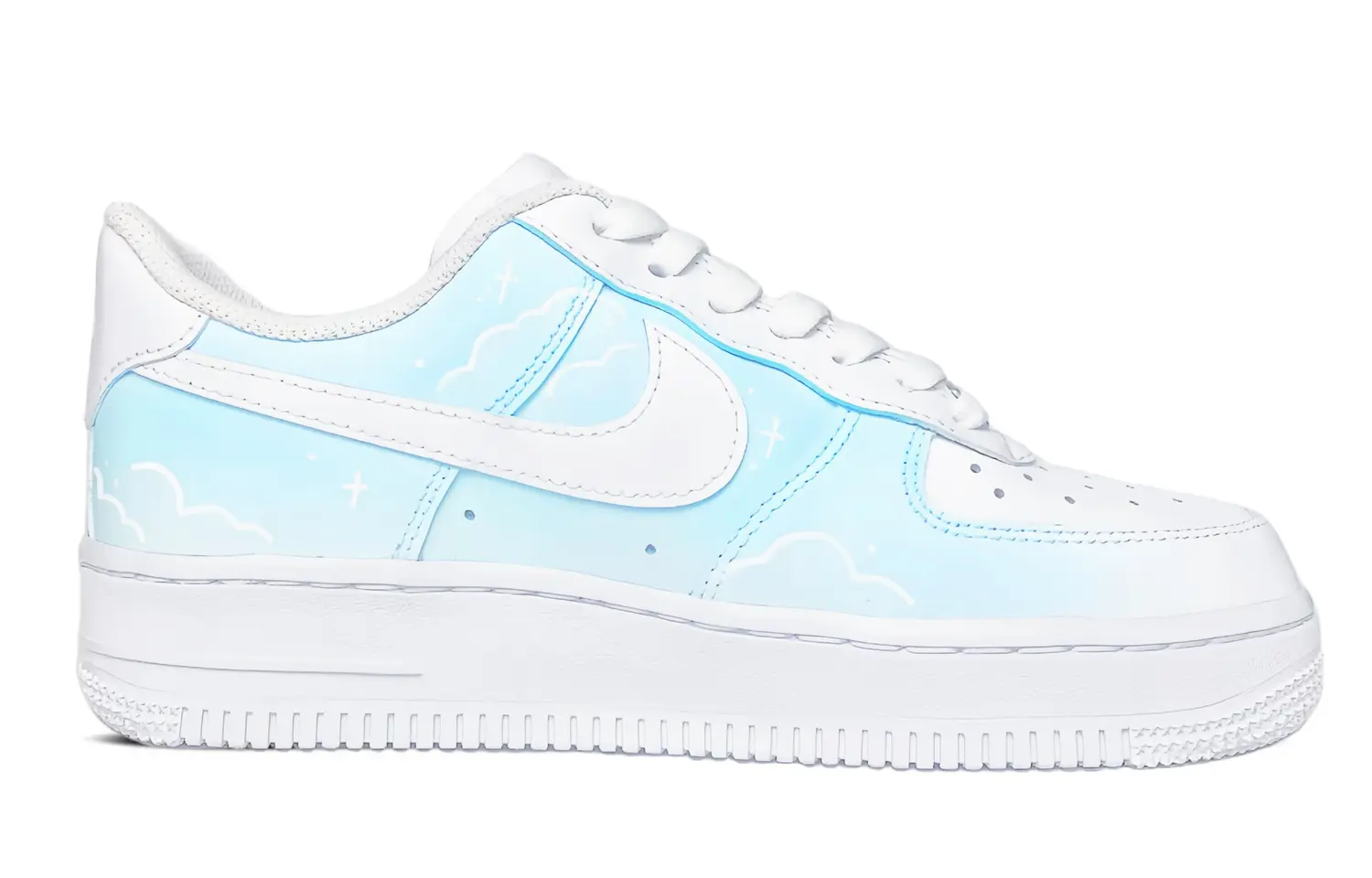 

Кроссовки Nike Air Force 1 Skateboarding Shoes Men Low-top Blue/white, голубой, Синий, Кроссовки Nike Air Force 1 Skateboarding Shoes Men Low-top Blue/white, голубой