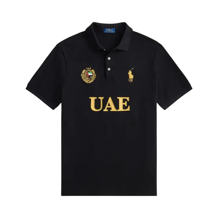 Поло с коротким рукавом Polo Ralph Lauren UAE, черный