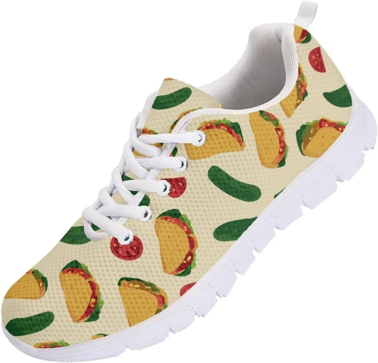 

Мужские кроссовки Funnydude с забавным принтом, легкие и дышащие, для бега и зала, осенние, Taco