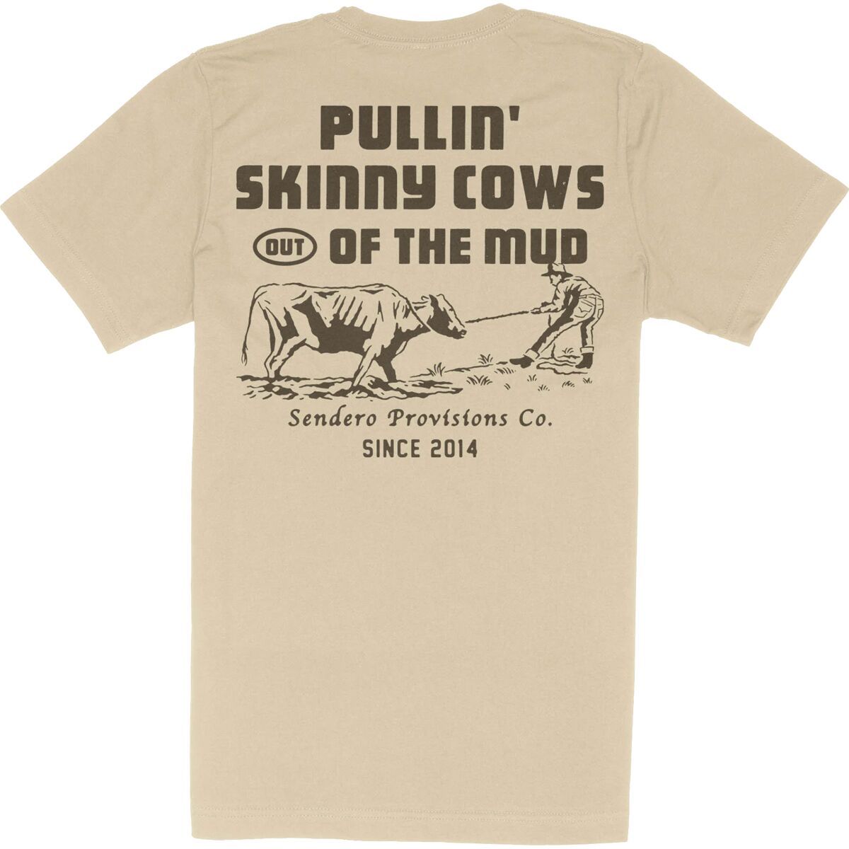 

Футболка Skinny cows Sendero Provisions Co., цвет cream