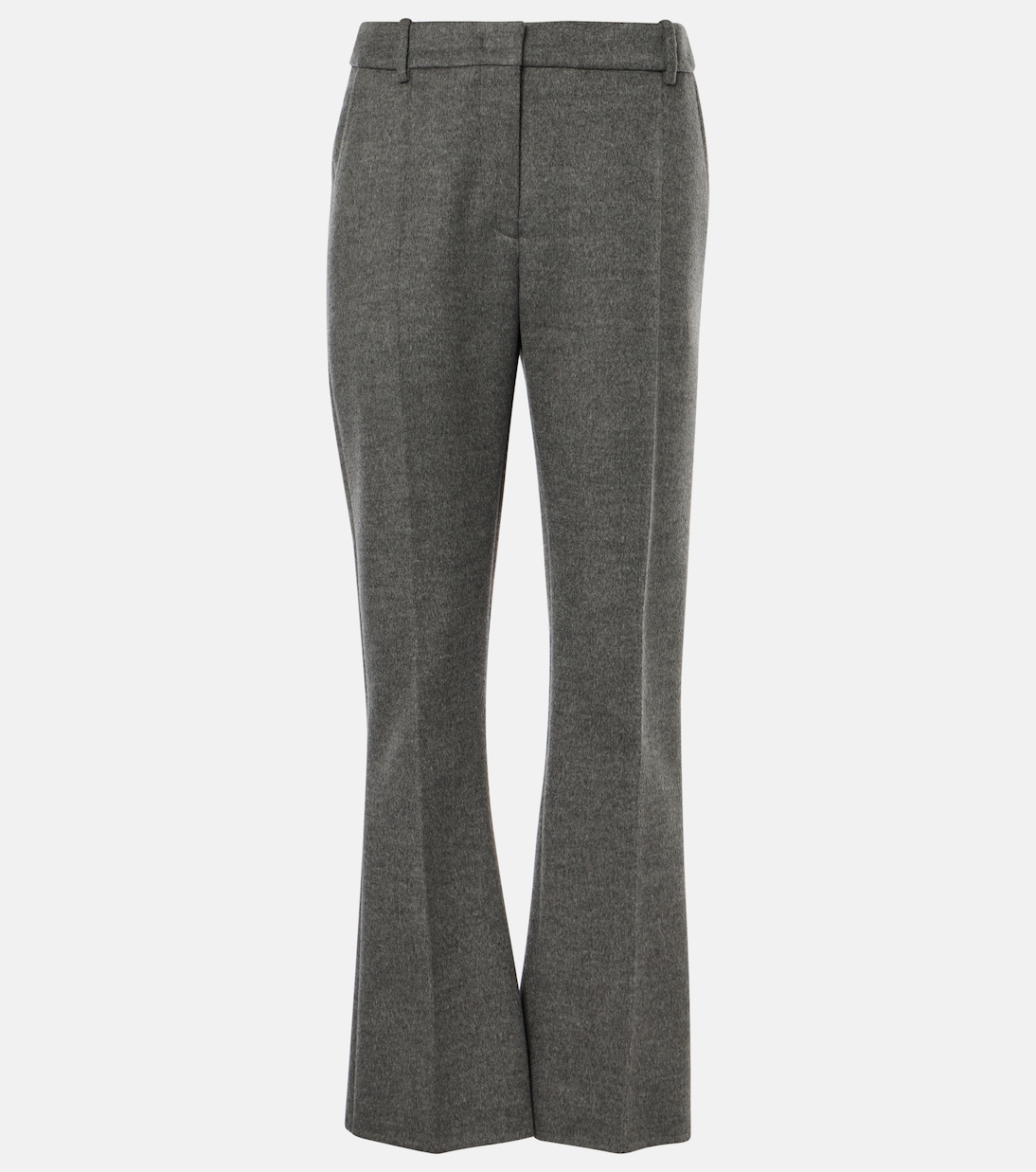 

Расклешенные брюки из мохера и шерсти Valentino, Grigio Scuro Melange