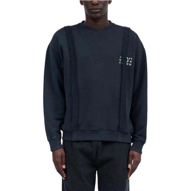 

Свитшот с принтом в виде цифр MM6 Maison Margiela, черный