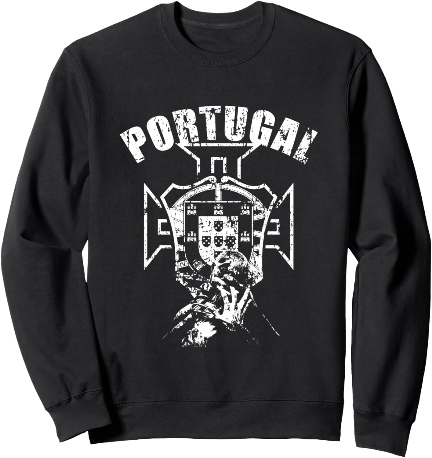 

Толстовка для футбольного болельщика сборной Португалии (POR), черная Portugal European Soccer, Черный, Толстовка для футбольного болельщика сборной Португалии (POR), черная Portugal European Soccer