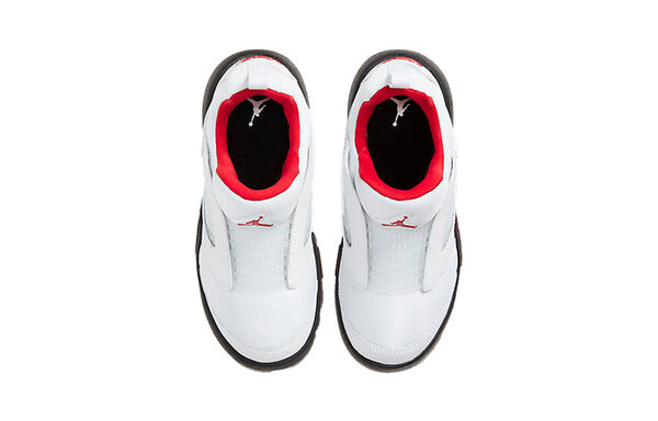 Кроссовки 5 ретро маленький флекс Air Jordan, белый — фото 4