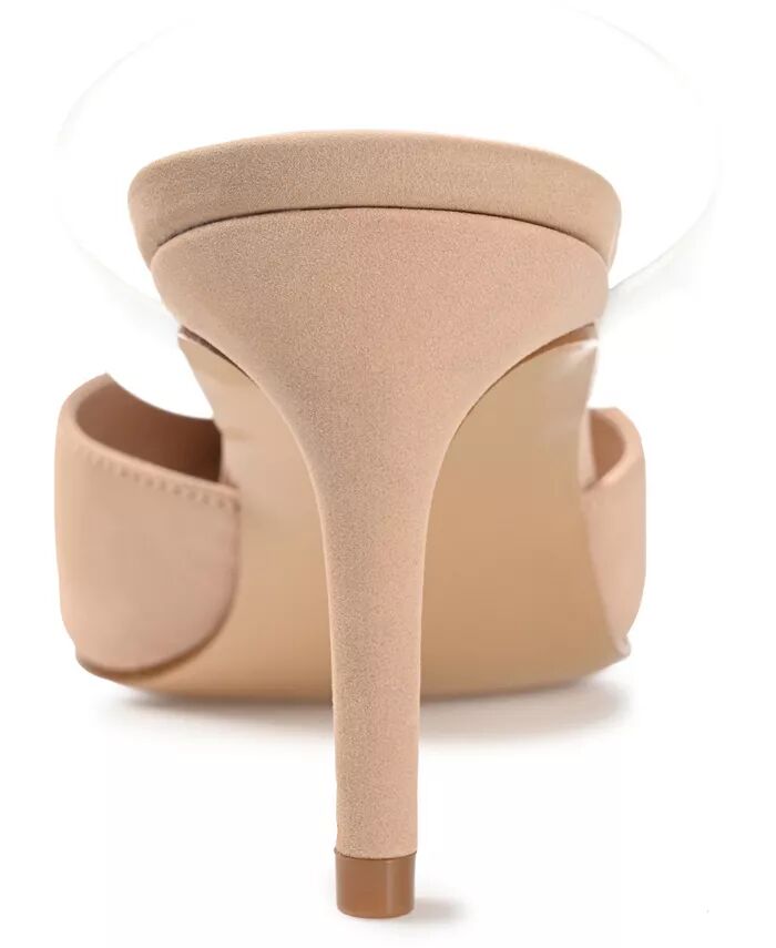 Женские туфли Ollie Lucite Strap на каблуках Journee Collection, коричневый — фото 3