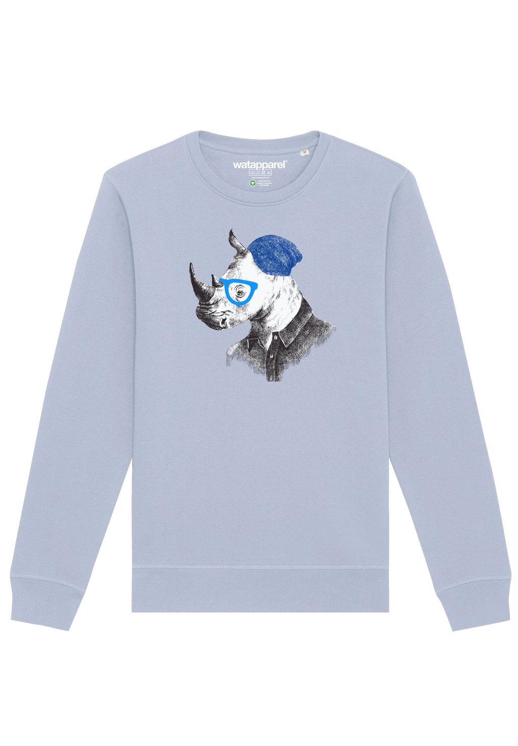 

Толстовка NASHORN watapparel, светло-голубой
