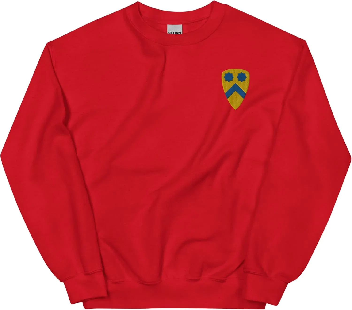 Свитшот Unisex 2nd Cavalry Division Generic, красный