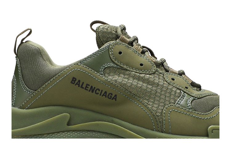 Кроссовки Balenciaga Triple S Sneaker 'Clear Sole - Green', зеленый — фото 2