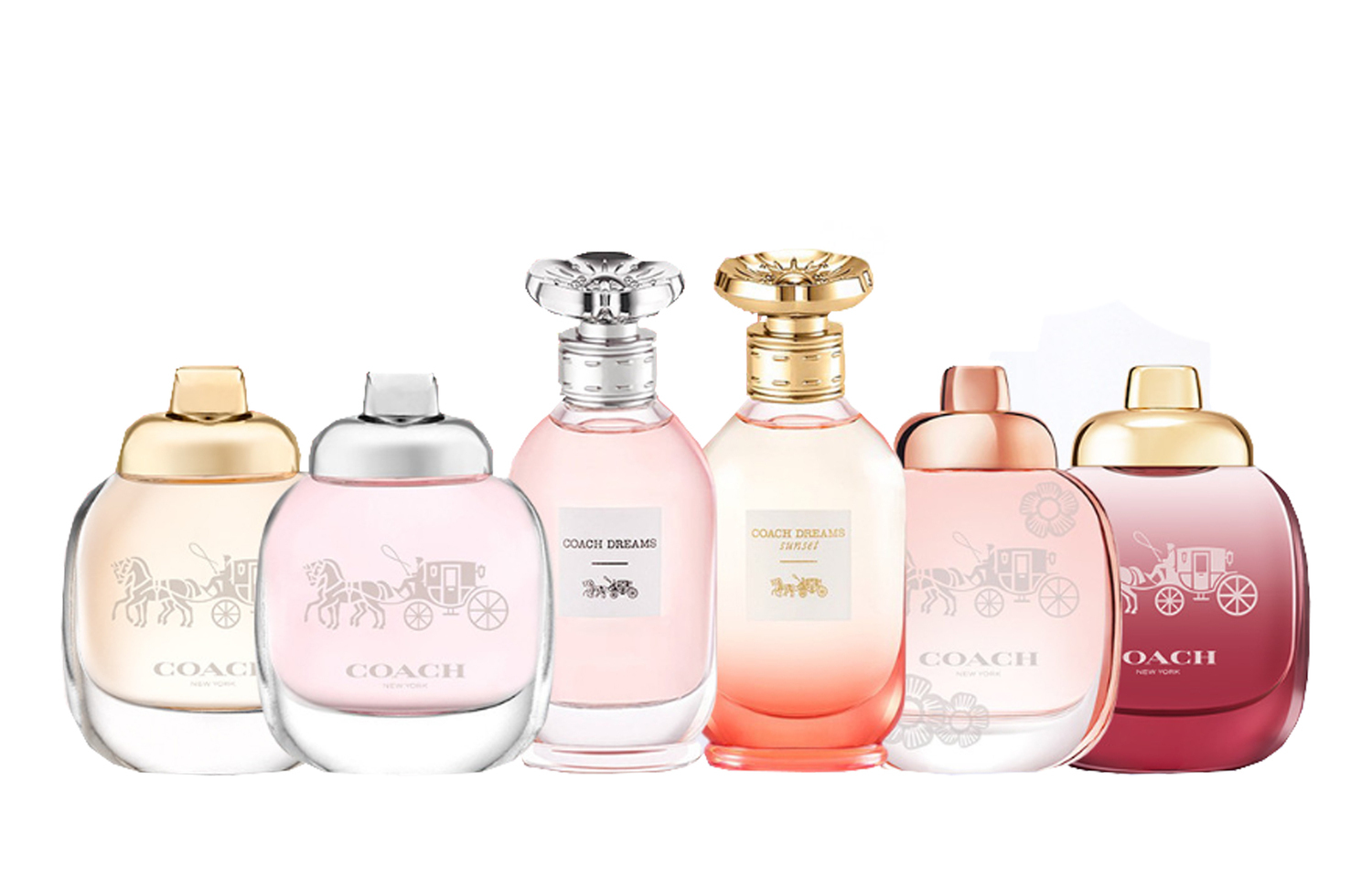 

Набор духов new york dream tour, eau de parfum edp eau de toilette, шесть предметов COACH