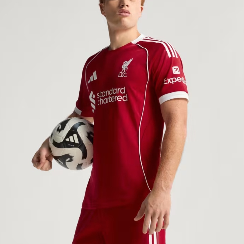 Футболка Liverpool Fc 25/26 Home Authentic Adidas, красный — фото 3