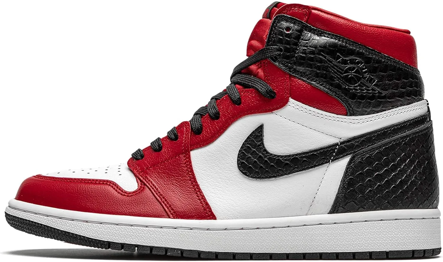 Кроссовки для бега по пересеченной местности Nike Air Jordan 1 Retro High OG унисекс, белый/черный/красный