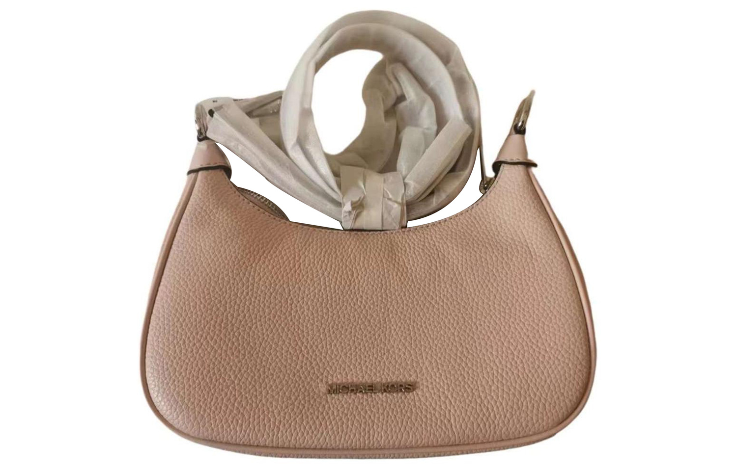 

Сумка через плечо из личиевой зернистой кожи, средняя, телесно-розовая MICHAEL KORS