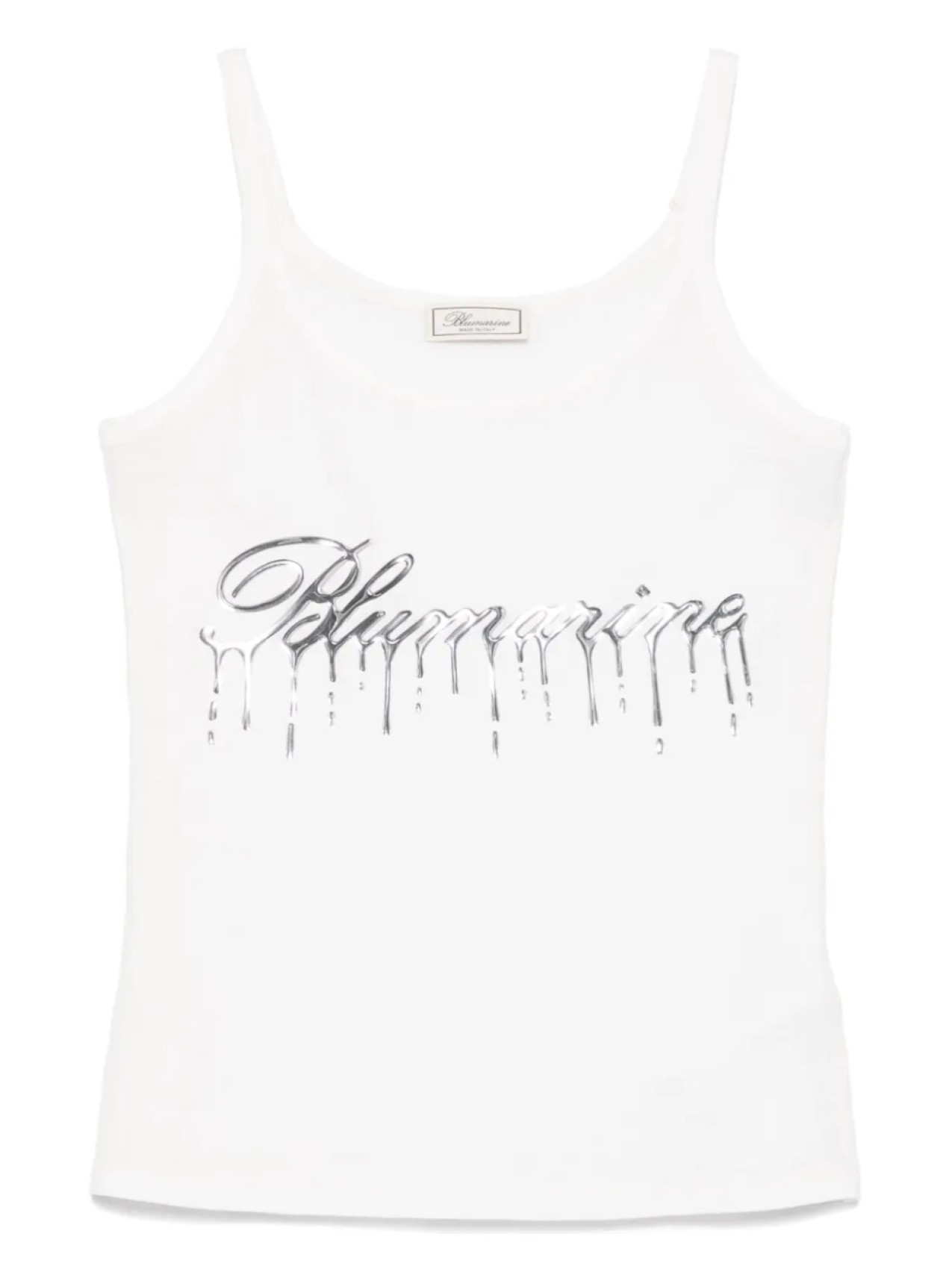 

Топ с логотипом Blumarine, белый