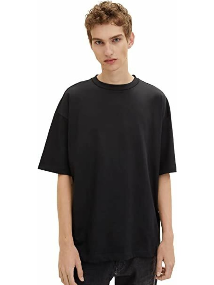 

Мужская футболка с круглым вырезом, однотонная Tom Tailor