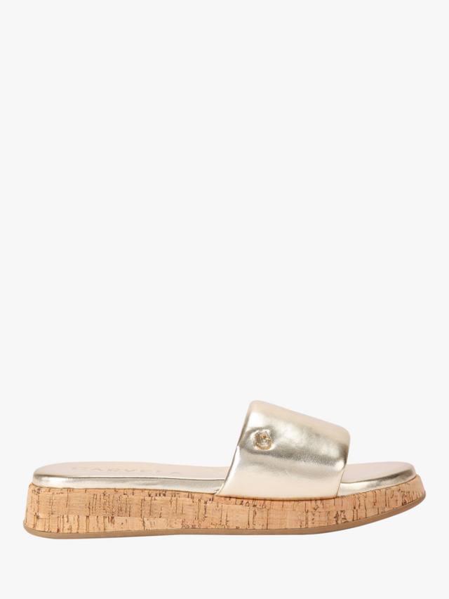 Сандалии облачного мула Carvela, золотой