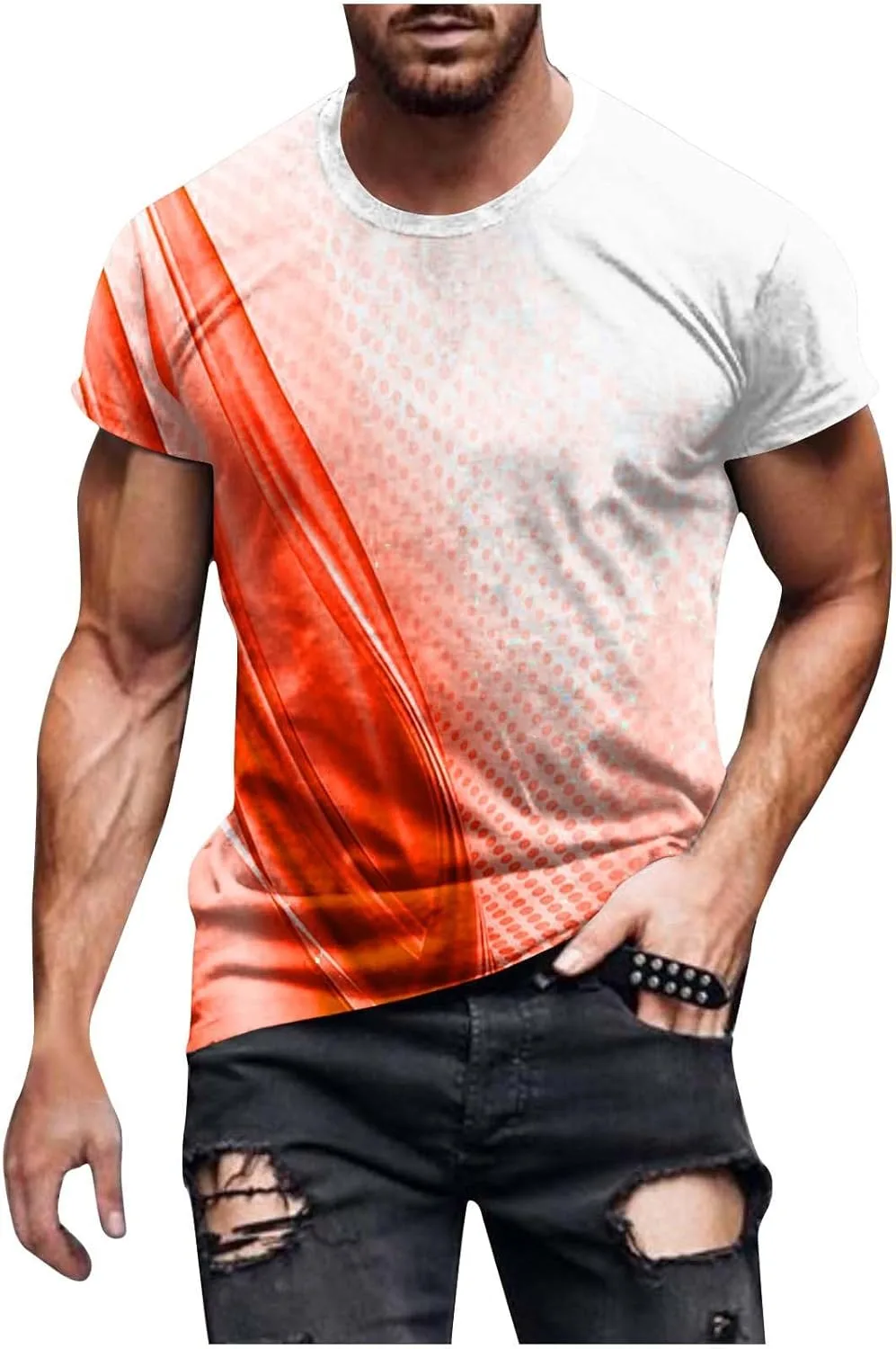 

Футболка мужская Muscularfit Regular Fit с принтом