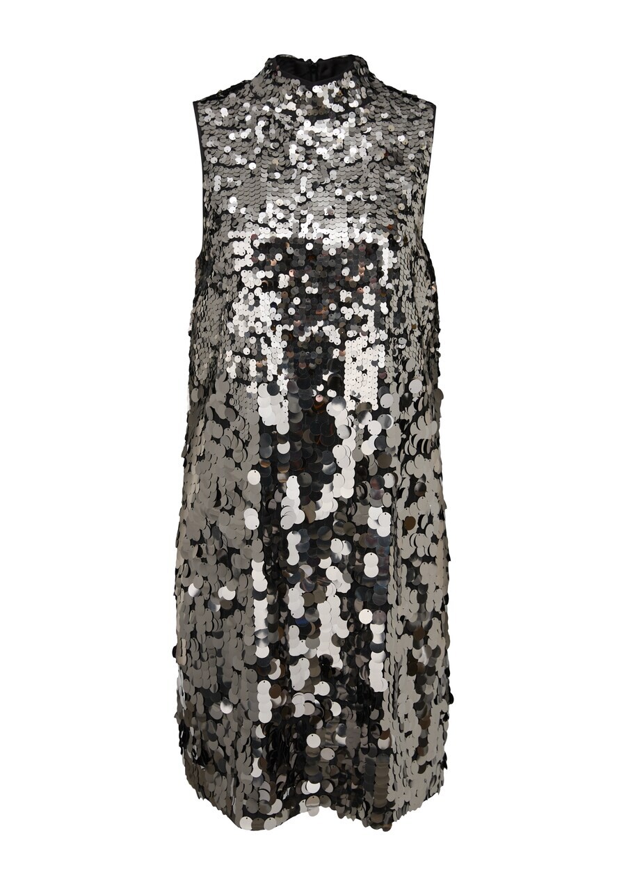 

Коктейльное платье s.Oliver BLACK LABEL, серебряный
