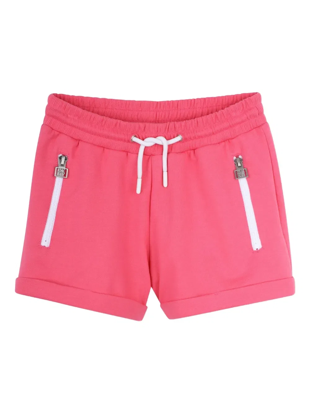Шорты на молнии и шнуровке Dkny Kids, розовый