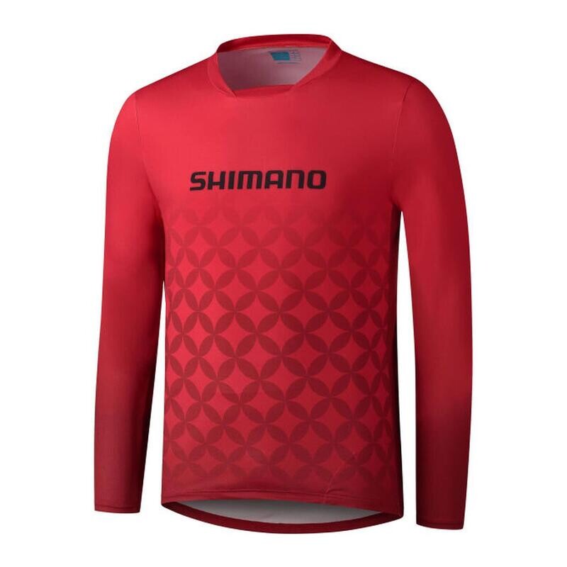 

SHIMANO MYOKO LS Джерси с длинным рукавом, красный, цвет rot